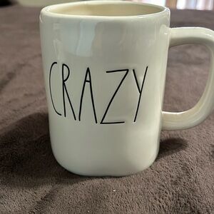 Rae Dunn by Magenta coffee cup “CRAZY”